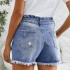 Modre jeans kratke hlače Elaina
