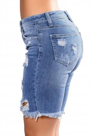 Svetlo modre denim kratke hlače Paulina