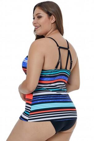Tankini top Skyler s spetim sprednjim delom